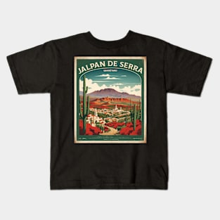 Jalpan de Serra Queretaro Mexico Vintage Tourism Travel Kids T-Shirt